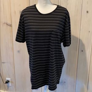 Slate & Stone Black Multi Stripe Tee